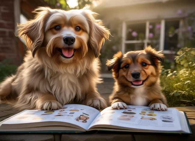 大狗和小狗的故事;14课小狗学叫第一种结局续写 大狗和小狗的故事;14课小狗学叫第一种结局续写