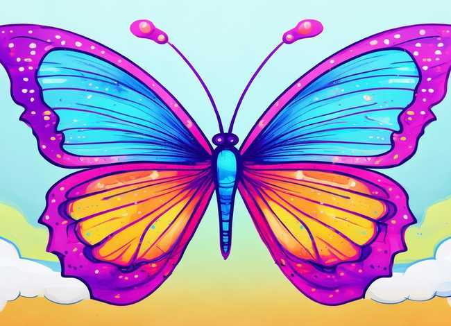 儿童蝴蝶简笔画 蝴蝶简笔画