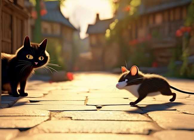 童话故事《猫和老鼠》（格林童话全集中 猫和老鼠 主要讲了什么）