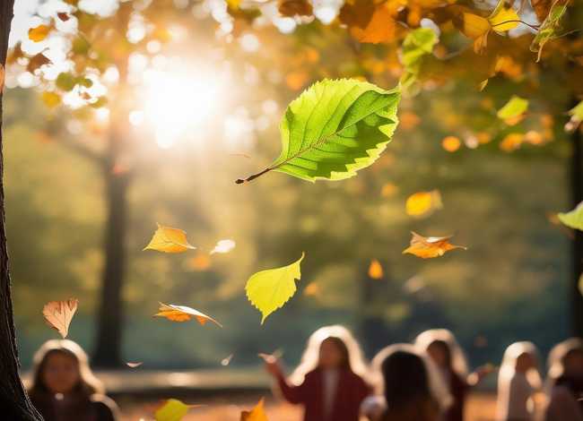 儿童故事一片叶子落下来；绘本《一片叶子落下来》,告诉孩子生与死的意义