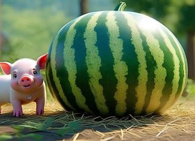 大西瓜的故事 小猪买西瓜的故事
