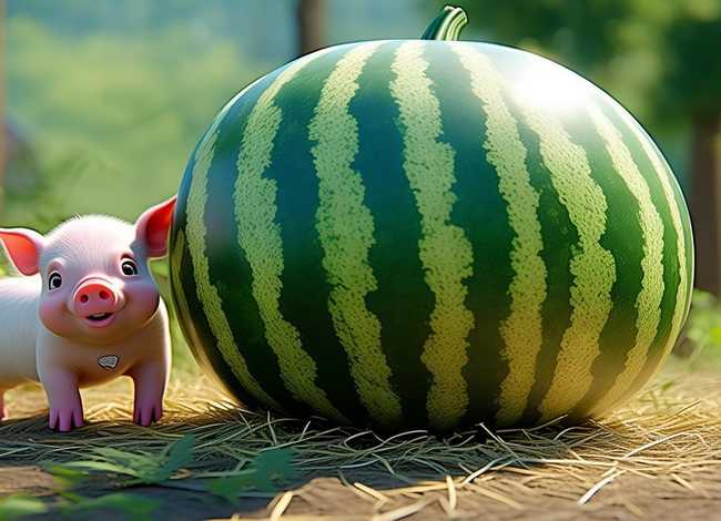 大西瓜的故事 小猪买西瓜的故事 大西瓜的故事 小猪买西瓜的故事