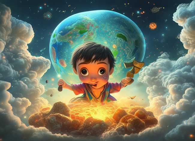 盘古开天辟地幼儿故事、儿童经典神话故事四年级