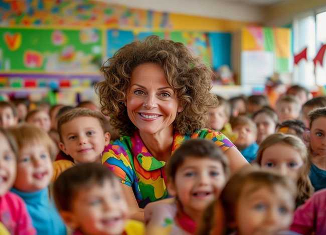 儿童人物的故事、幼儿园生活老师