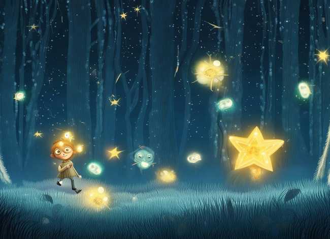 萤火虫和小星星的故事 - 童话作文