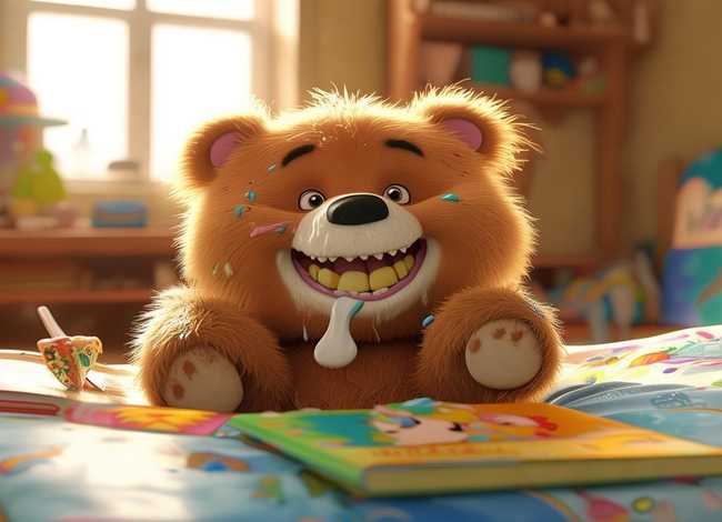 不刷牙的小熊的绘本 小熊不刷牙的故事,益智故事《小熊不刷牙》 不刷牙的小熊的绘本 小熊不刷牙的故事,益智故事《小熊不刷牙》