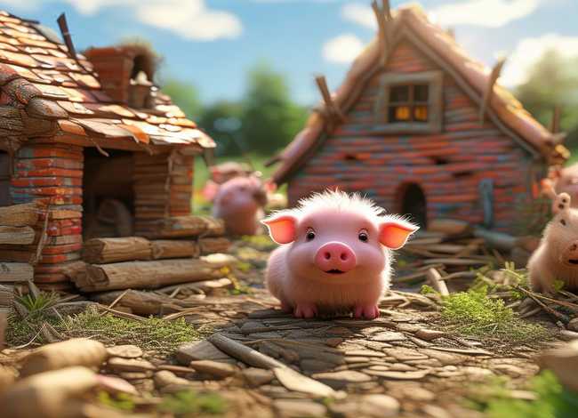 小猪故事视频,三只小猪盖房子的故事 小猪故事视频,三只小猪盖房子的故事