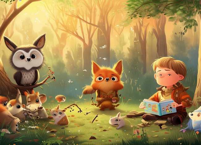 儿童森林故事完整版；儿童故事之森林动物朋友