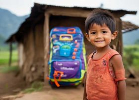 留守儿童领取定位书包（关爱农村留守儿童心得体会）