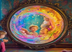 幼儿童话故事奇怪的镜子 - 关于幼儿园故事