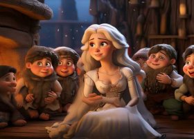 儿童听故事白雪公主和七个小矮人 白雪公主和七个小矮人(下) 格林童话故事 儿