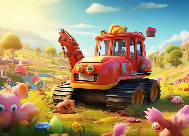 挖土机儿童故事视频大全集 了不起的狐狸爸爸