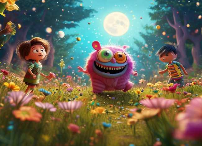 幼儿怪兽故事，带怪物的童话故事