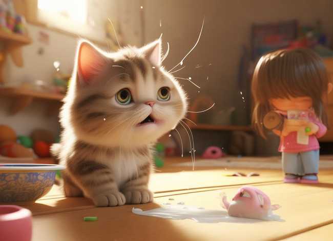 小朋友知错就改的故事 - 知错就改的小猫童话故事 小朋友知错就改的故事 - 知错就改的小猫童话故事