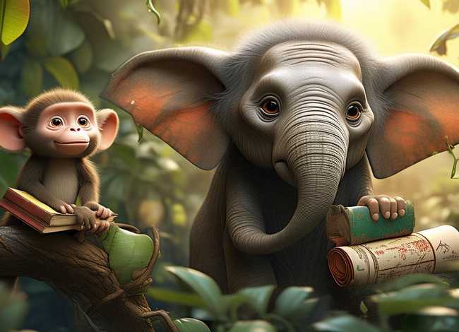 大象和猴子的故事续写;大象和猴子的故事 大象和猴子的故事续写;大象和猴子的故事
