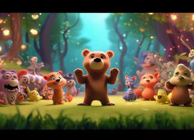 播放动画动物故事、英文电影小学生必看