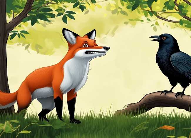 故事大全乌鸦和狐狸；谚语故事