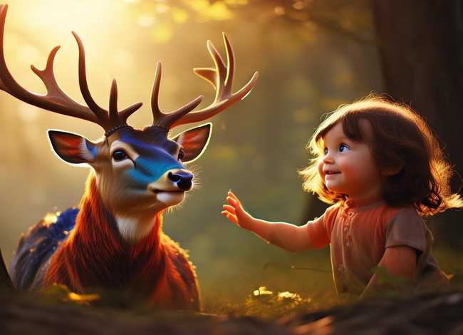 中国民间传说故事儿童版（九色鹿的故事简介）