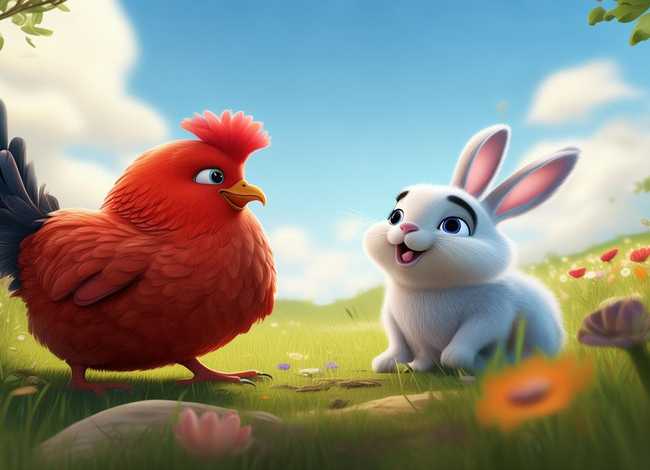 三百字儿童故事,母鸡和兔子三百字童话故事 三百字儿童故事,母鸡和兔子三百字童话故事