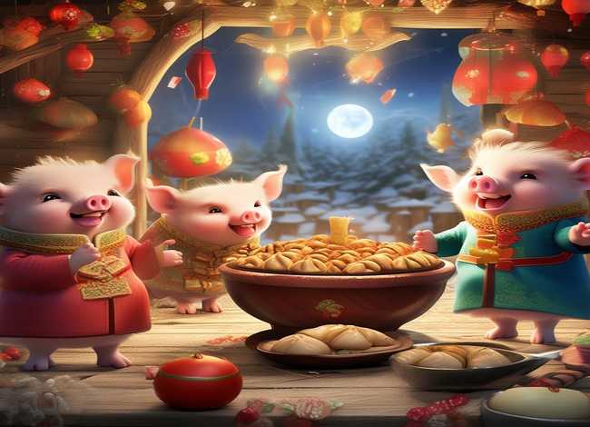 三只小猪的儿歌，关于过年的儿歌童谣