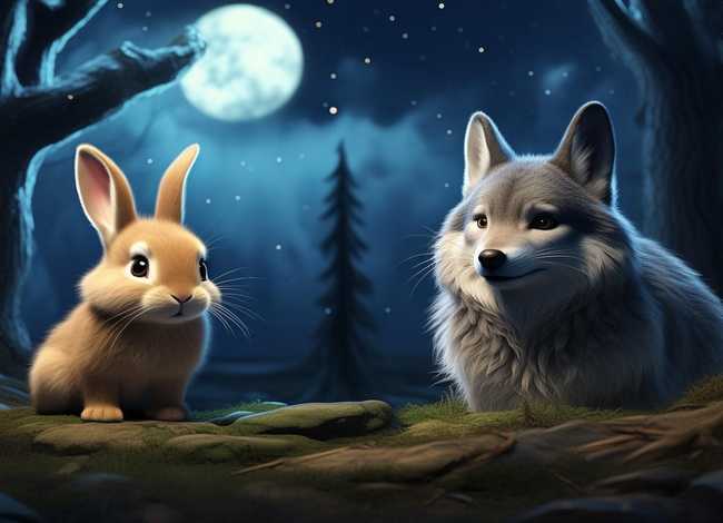 兔子与狼的儿童故事,睡前故事-狼与兔 兔子与狼的儿童故事,睡前故事-狼与兔