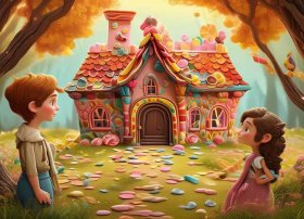 糖果屋历险记儿童故事 韩塞尔与葛雷特