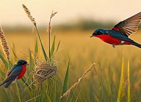 燕子学搭窝的故事，燕子喜鹊学搭窝的故事