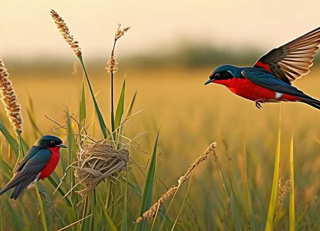 燕子学搭窝的故事，燕子喜鹊学搭窝的故事