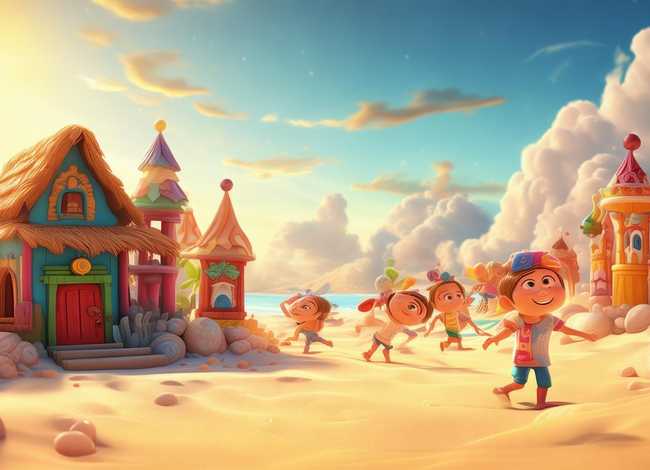 儿童童话怎么画（沙滩上的童话怎么画）