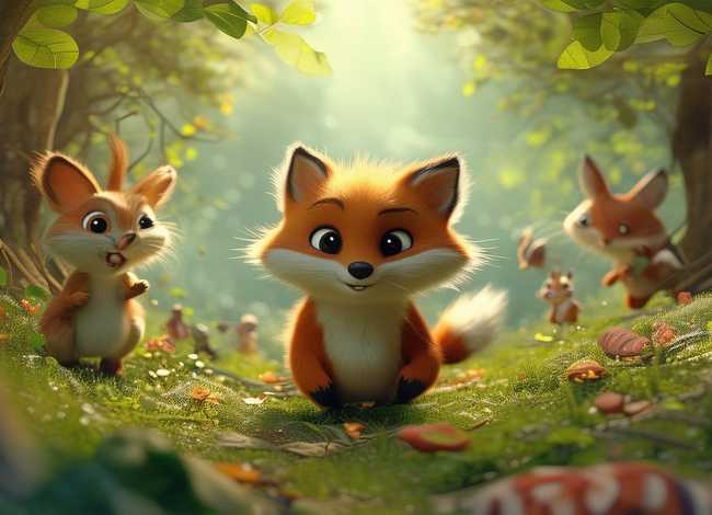 狐狸的故事幼儿 - 小狐狸找朋友幼儿故事