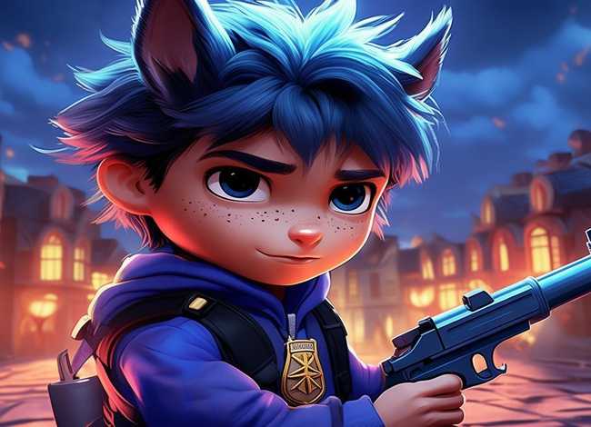 警察抓坏人的儿童故事 - 小狼沃夫很勇敢吗