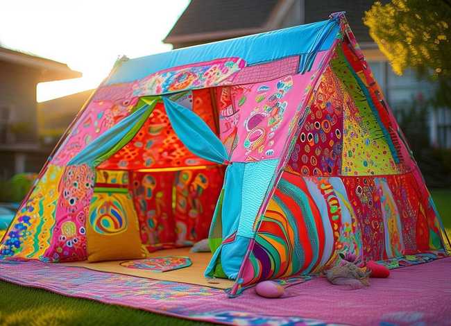 自制儿童帐篷（自制迷你小帐篷教程）