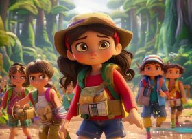 爱探险的朵拉故事书；适合5-6岁孩子看的动画片