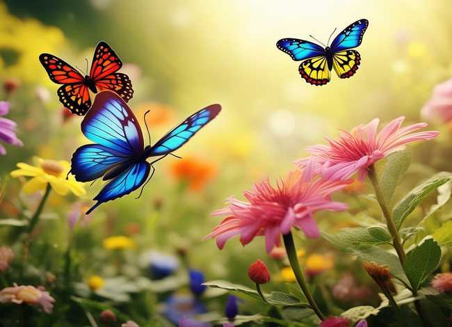 幼儿故事三只蝴蝶的故事内容，幼师技能讲故事 三只蝴蝶