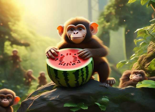 猴吃西瓜故事短篇、猴王吃西瓜的故事原文