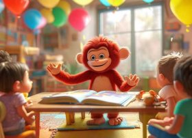 猴猴老师讲故事 - 幼儿园讲故事简短童话小故事