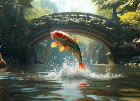 儿童故事小鲤鱼的愿望；小鲤鱼跳龙门中龙门实际是指什么