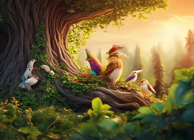 儿童故事鸟窝里的树;睡前童话故事-鸟窝里的树 儿童故事鸟窝里的树;睡前童话故事-鸟窝里的树