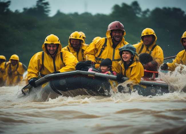 抗洪救灾经典故事（防汛抗洪的感人故事）