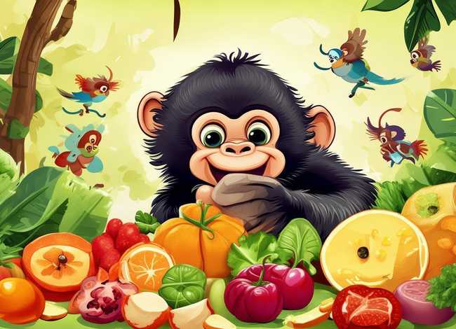 少儿早教益智故事动物猩猩 幼儿营养教育 少儿早教益智故事动物猩猩 幼儿营养教育