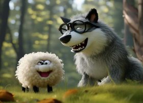 儿童故事狼和小羊完整版，儿童狼吃羊的故事