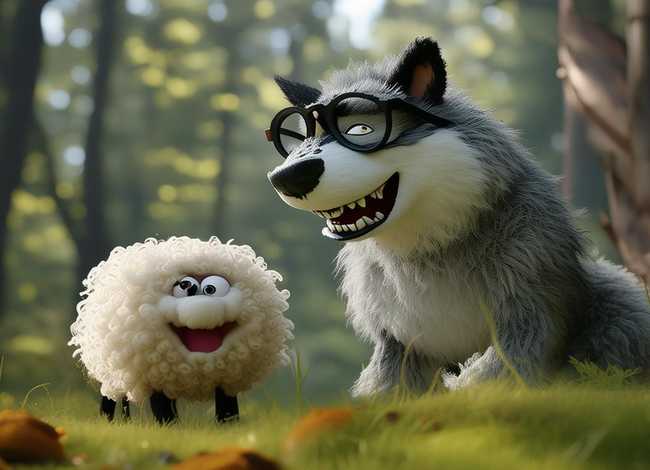 儿童故事狼和小羊完整版，儿童狼吃羊的故事