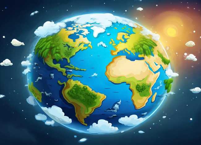 太阳故事儿童科普动画 - 星球动画盘点地球的形态 太阳故事儿童科普动画 - 星球动画盘点地球的形态