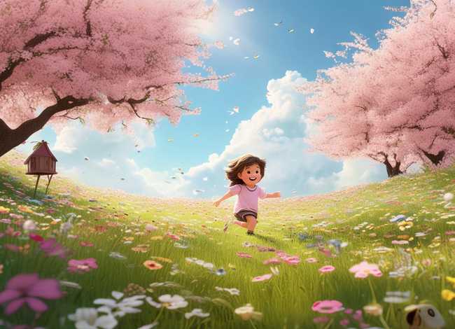 关于春天的幼儿简短故事 - 描写春天的故事
