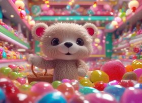 关于糖果的故事（小熊买糖果的幼儿故事）