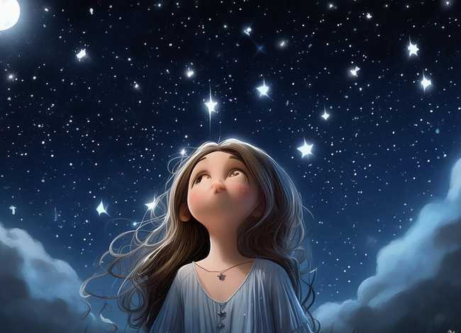 数星星故事简介；《数星星》