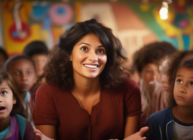 表情讲故事，老师怎么样的讲故事