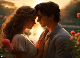 爱情小故事英文、英语,关于爱的小故事