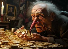 守财奴的寓言故事视频，守财奴寓言故事