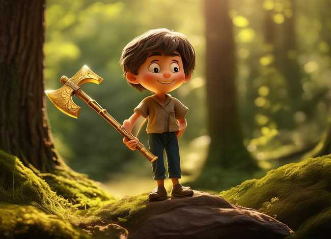 故事金斧子 - 金斧头的故事告诉我们什么 故事金斧子 - 金斧头的故事告诉我们什么